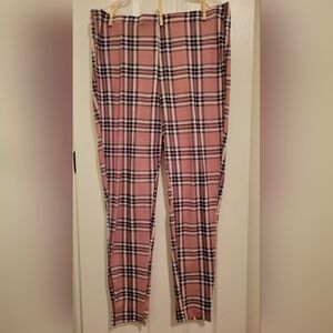 Plaid Pink Leggings